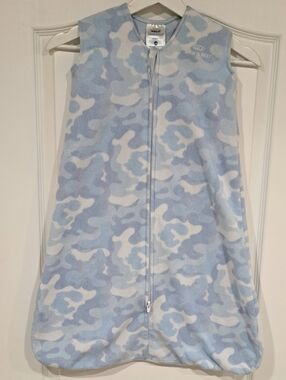 Baby Halo Sleep Sack Wearable Blanket Blue Camoflauge Medium